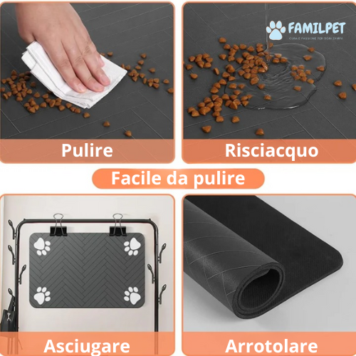 FamilPet® Tappetino per ciotola animali